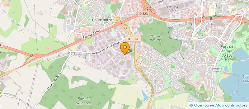localisation de l'entreprise SASU DE LA CAILLARDIERE à BEAUCOUZE
