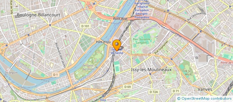 localisation de l'entreprise SASU DE LA CHATAIGNERAIE à ISSY-LES-MOULINEAUX