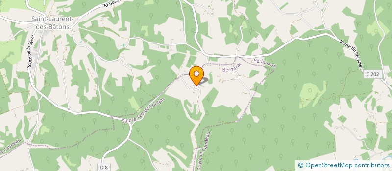localisation de l'entreprise SASU DE LOL à SAINTE-FOY-DE-LONGAS