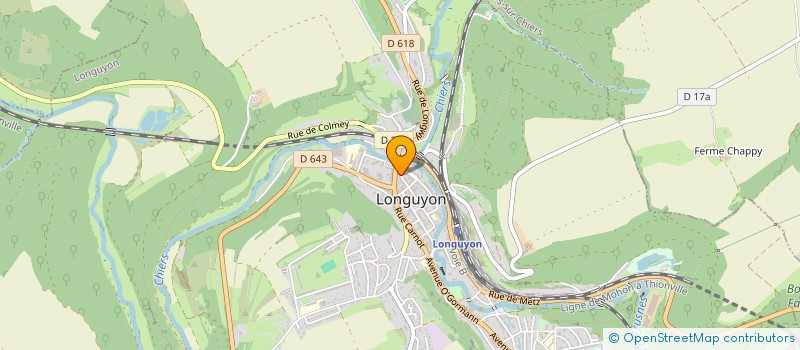 localisation de l'entreprise SASU DEAUVILLE à LONGUYON