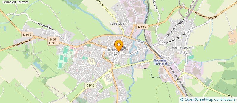 localisation de l'entreprise SASU DELAUNAY à GOURNAY-EN-BRAY