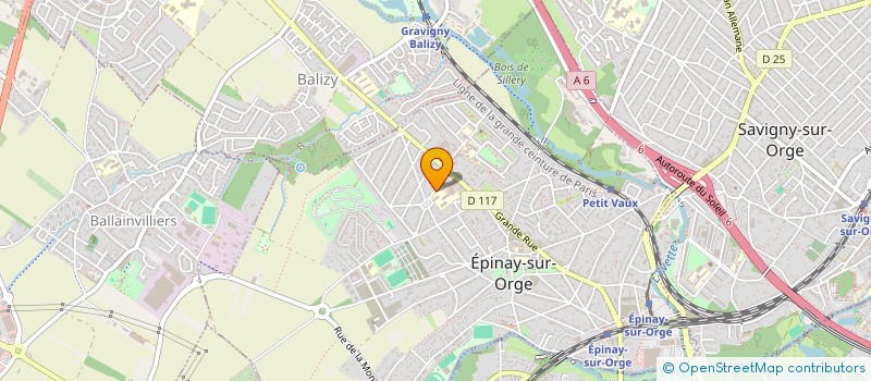 localisation de l'entreprise SASU DELPHINE PETIT à EPINAY-SUR-ORGE