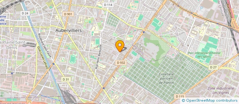 localisation de l'entreprise SASU DEMER à AUBERVILLIERS