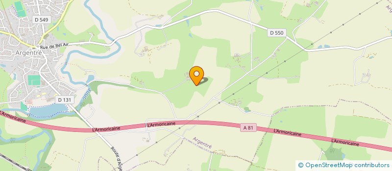 localisation de l'entreprise SASU DES EVADES  ARGENTRE