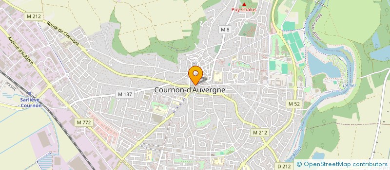 localisation de l'entreprise SASU DES NUITS D'AUVERGNE  COURNON-D'AUVERGNE
