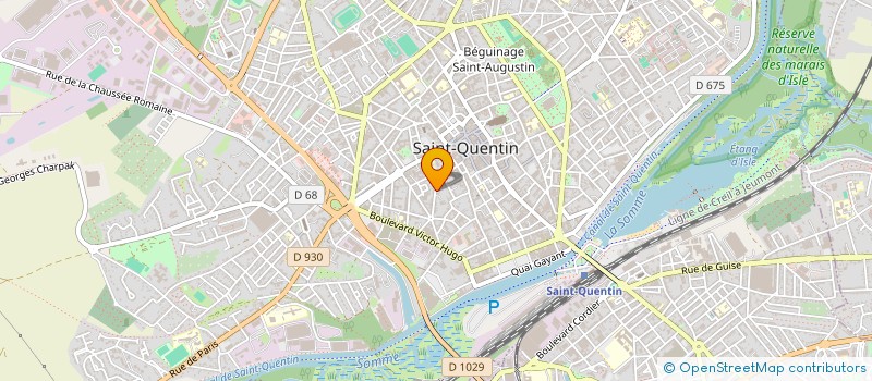 localisation de l'entreprise SASU DES ROSES ROUGES  SAINT-QUENTIN