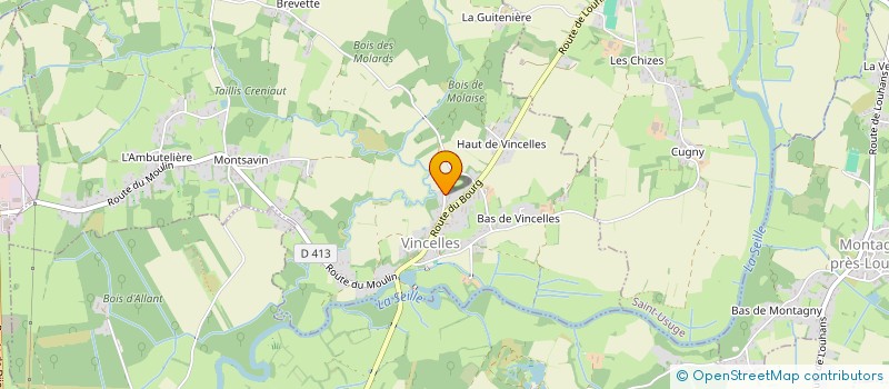 localisation de l'entreprise SASU DES VERNES  VINCELLES