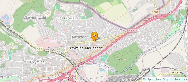 localisation de l'entreprise SASU DILEK  FREYMING-MERLEBACH