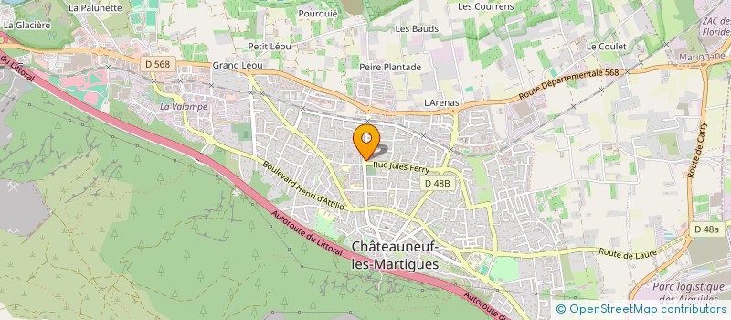 localisation de l'entreprise SASU DINDAR à CHATEAUNEUF-LES-MARTIGUES