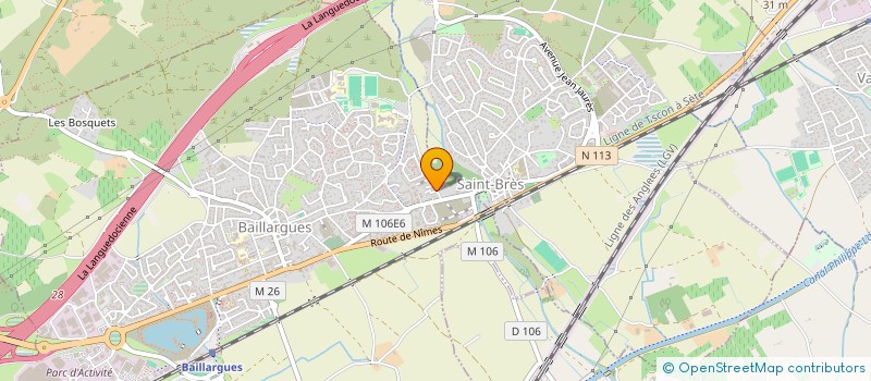 localisation de l'entreprise SASU DIRECT'DIAG à BAILLARGUES