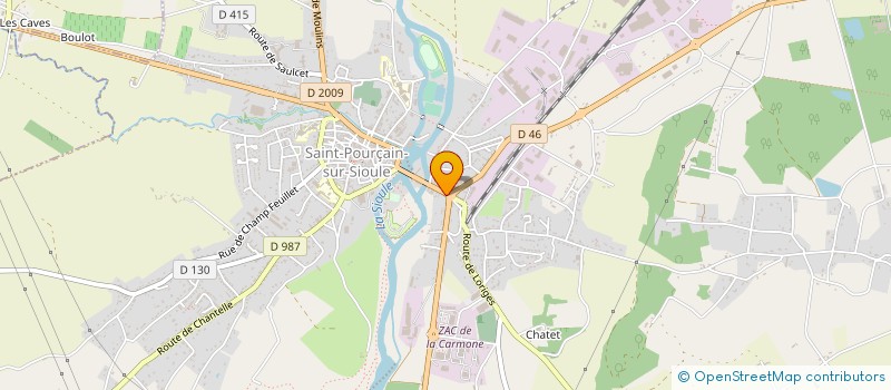 localisation de l'entreprise SASU DISTRITECH  SAINT-POURCAIN-SUR-SIOULE