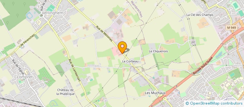 localisation de l'entreprise SASU DK  VERLINGHEM