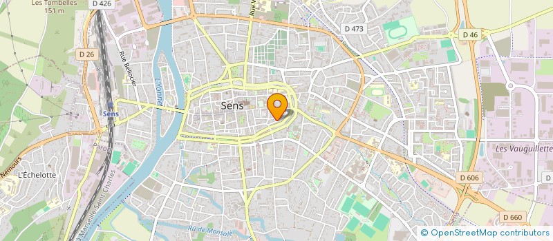 localisation de l'entreprise SASU DLS  SENS