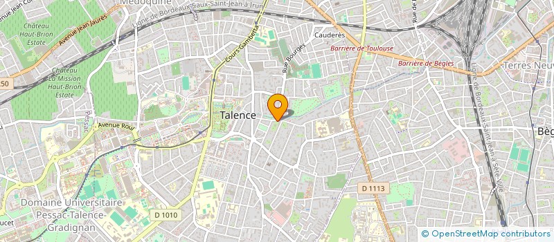 localisation de l'entreprise SASU DOMEDYA  TALENCE