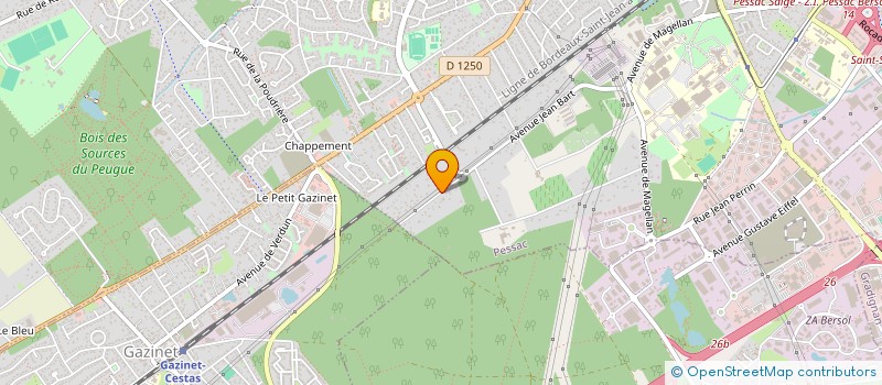localisation de l'entreprise SASU DOMINIQUE BERNES à PESSAC