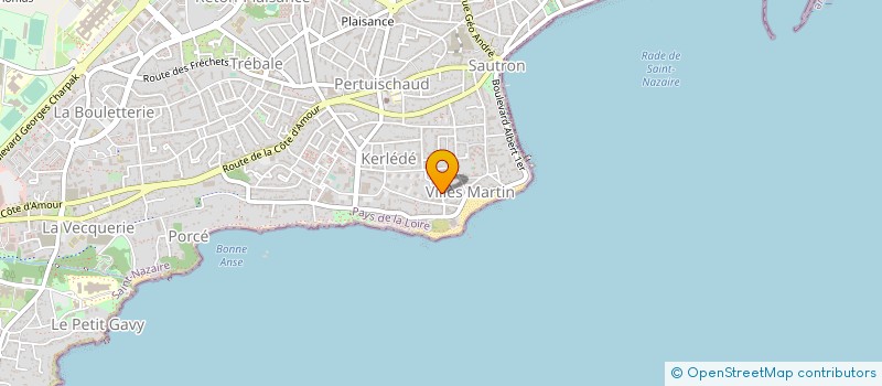 localisation de l'entreprise SASU DOMINIQUE LOQUIN  SAINT-NAZAIRE