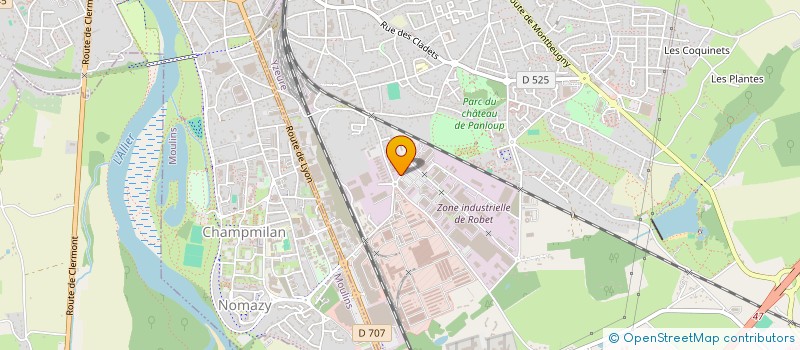 localisation de l'entreprise SASU DS AUTO 2.0 à YZEURE