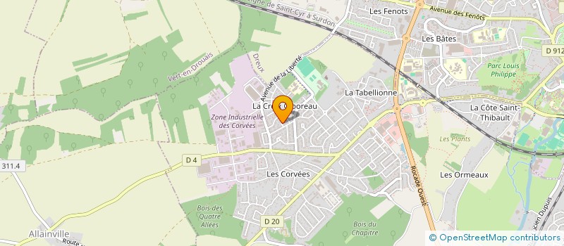 localisation de l'entreprise SASU DTC 28 à VERNOUILLET