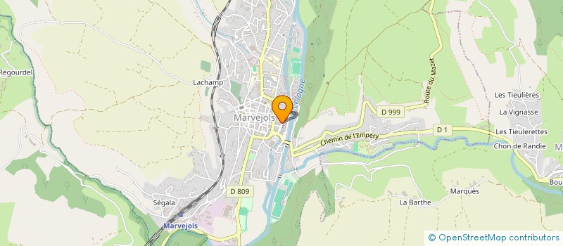 localisation de l'entreprise SASU DUO MOTOS  MARVEJOLS