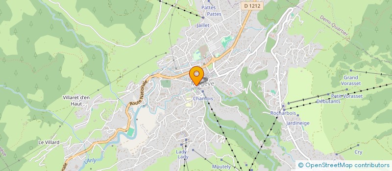 localisation de l'entreprise SASU DUQUESNE à MEGEVE