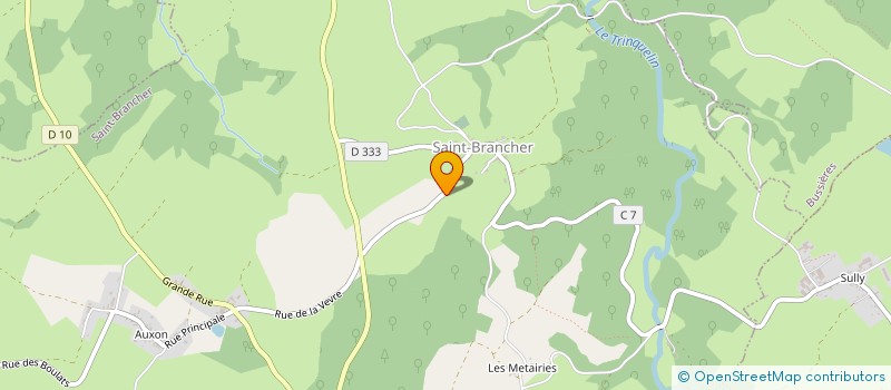 localisation de l'entreprise SASU DURAND CEDRIC  SAINT-BRANCHER