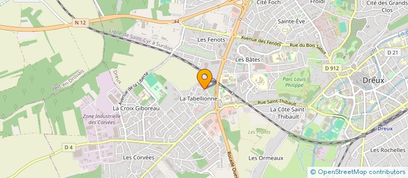 localisation de l'entreprise SASU EASY RENT 28 à VERNOUILLET