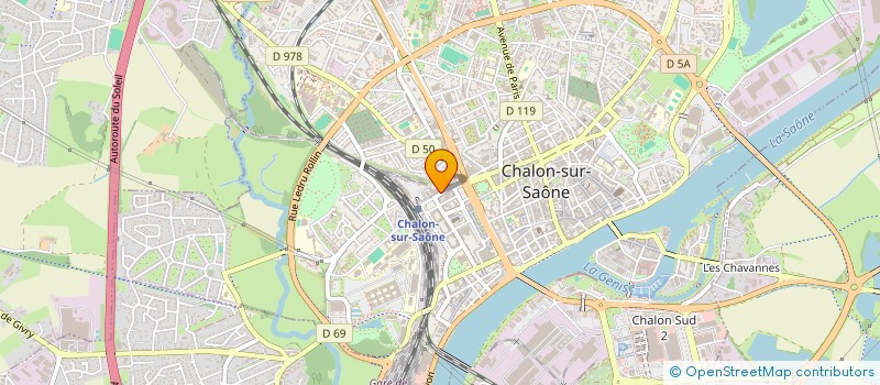 localisation de l'entreprise SASU ECOTECH à CHALON-SUR-SAONE