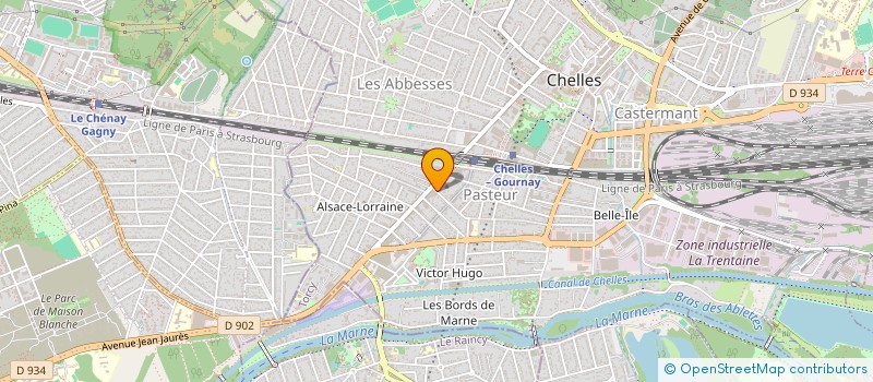 localisation de l'entreprise SASU EDCOUVERTURE à CHELLES