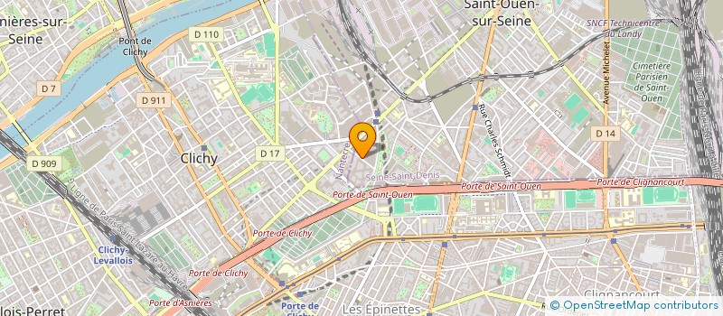 localisation de l'entreprise SASU EDL & CO à SAINT-OUEN-SUR-SEINE