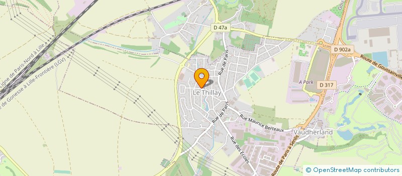 localisation de l'entreprise SASU EDS  LE THILLAY