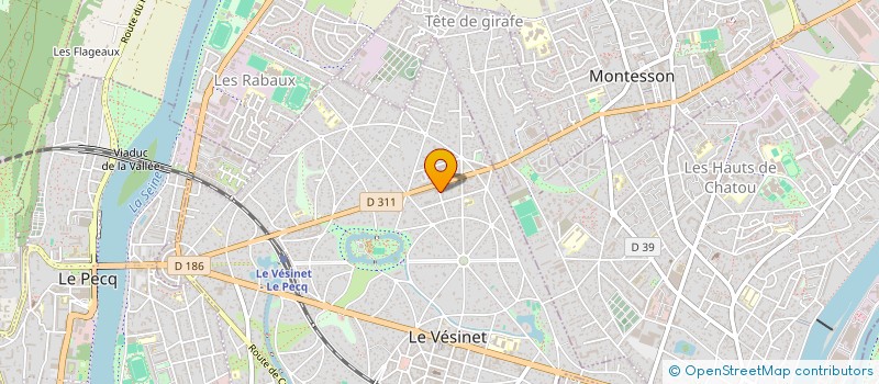 localisation de l'entreprise SASU EFFICIENS RH  LE VESINET