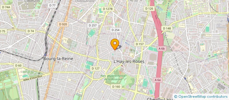 localisation de l'entreprise SASU EHG  L'HAY-LES-ROSES