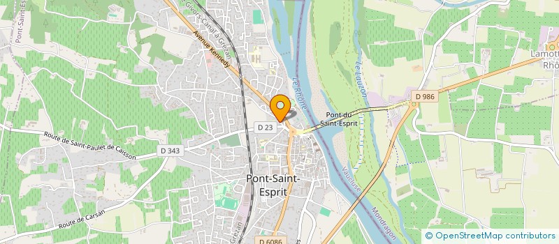 localisation de l'entreprise SASU EIFFE LANGUEDOC à PONT-SAINT-ESPRIT
