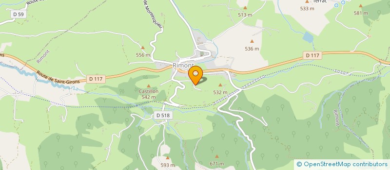 localisation de l'entreprise SASU ELAG ARIEGE à RIMONT