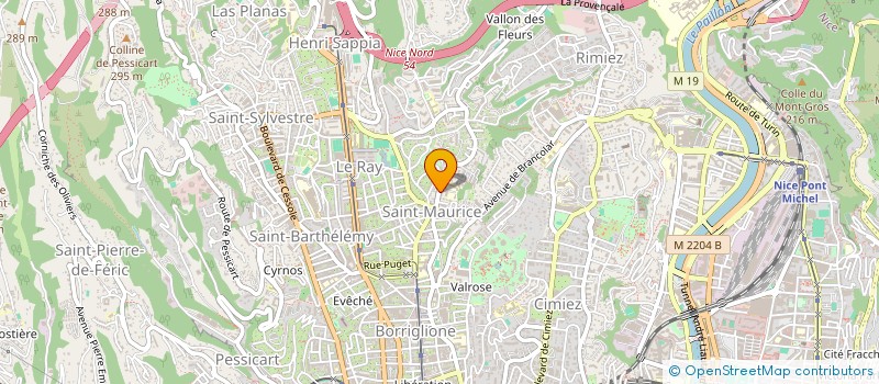 localisation de l'entreprise SASU ELECTRO-PACA à NICE