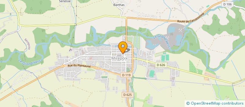 localisation de l'entreprise SASU ELIE FRANOT à MIREPOIX