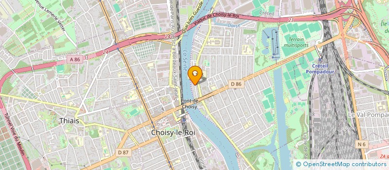 localisation de l'entreprise SASU ELISABETH TELLIEZ  LES CLAYES-SOUS-BOIS