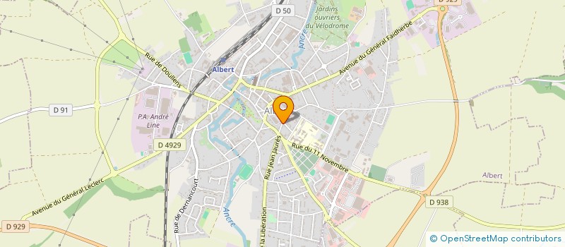 localisation de l'entreprise SASU ELITE SERVICE A LA PERSONNE  ALBERT