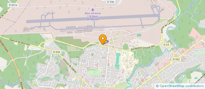 localisation de l'entreprise SASU ELYANCE  MONT-DE-MARSAN