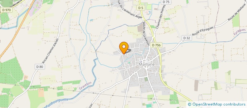 localisation de l'entreprise SASU EMB MACONNERIE  MAILLANE