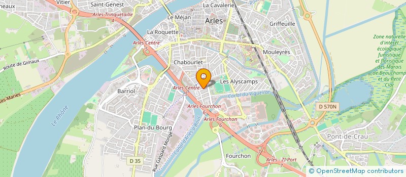 localisation de l'entreprise SASU EMILIE ET JULIEN à ARLES