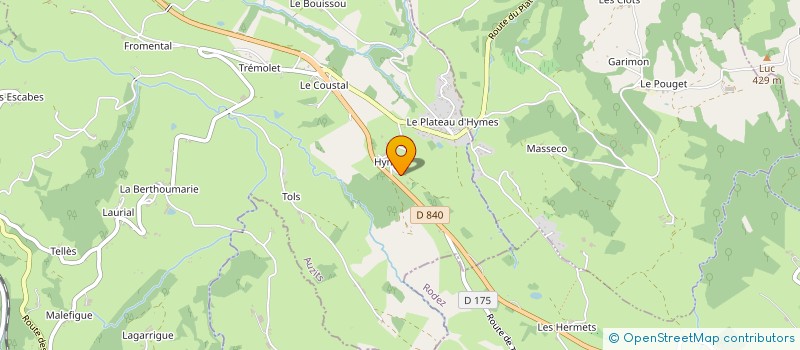 localisation de l'entreprise SASU ENERGY FM  RIGNAC