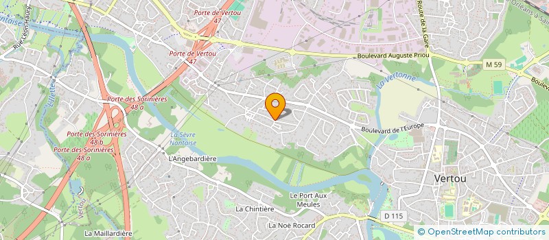 localisation de l'entreprise SASU ENERGY'S TOIT à VERTOU