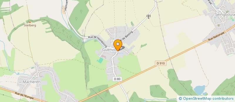 localisation de l'entreprise SASU ERA  GUENVILLER