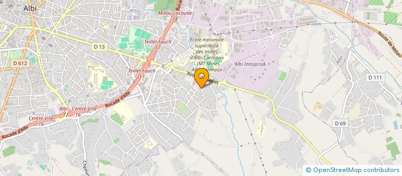 localisation de l'entreprise SASU ERGOPOLIS à ALBI