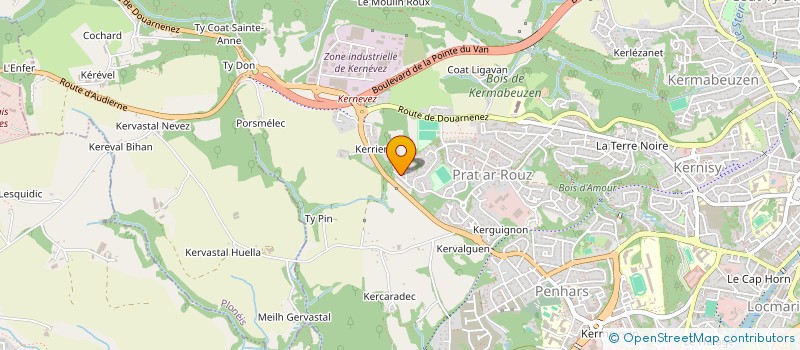 localisation de l'entreprise SASU ETF COURS  QUIMPER