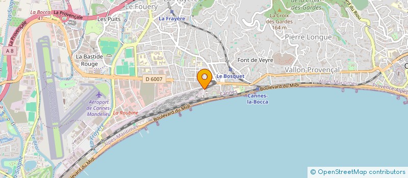 localisation de l'entreprise SASU ETOILE CONSTRUCTION à CANNES