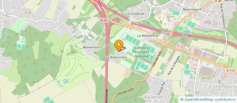 localisation de l'entreprise SASU ETS MICKAEL  POISSY