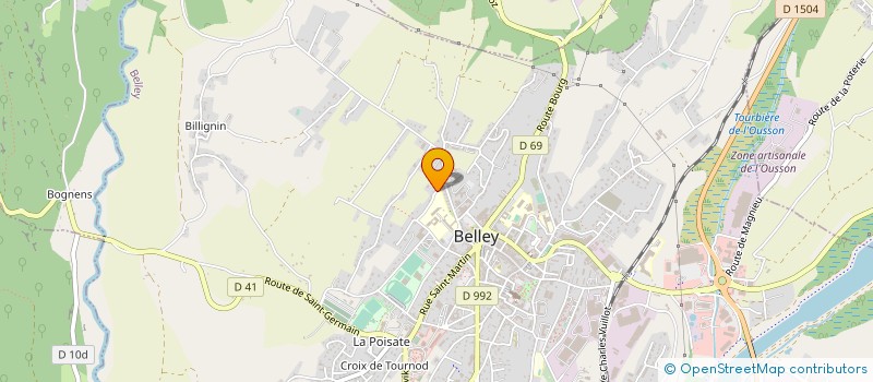 localisation de l'entreprise SASU ETUDE MARQUIS ARCHITECTURE  BELLEY