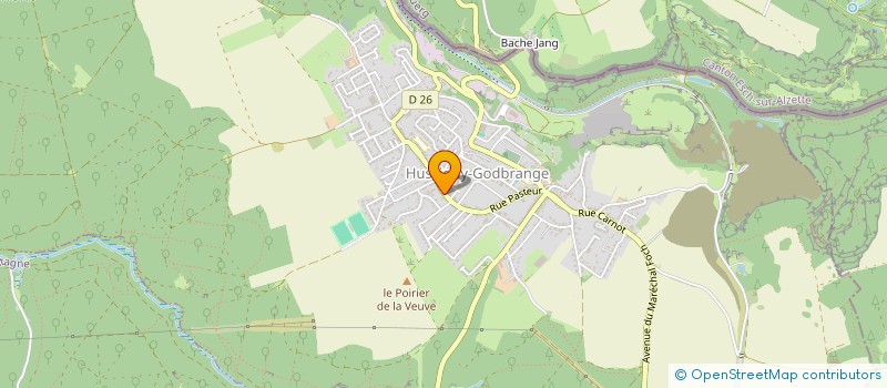 localisation de l'entreprise SASU EURO-STYLES COIFFURE MELISA  HUSSIGNY-GODBRANGE